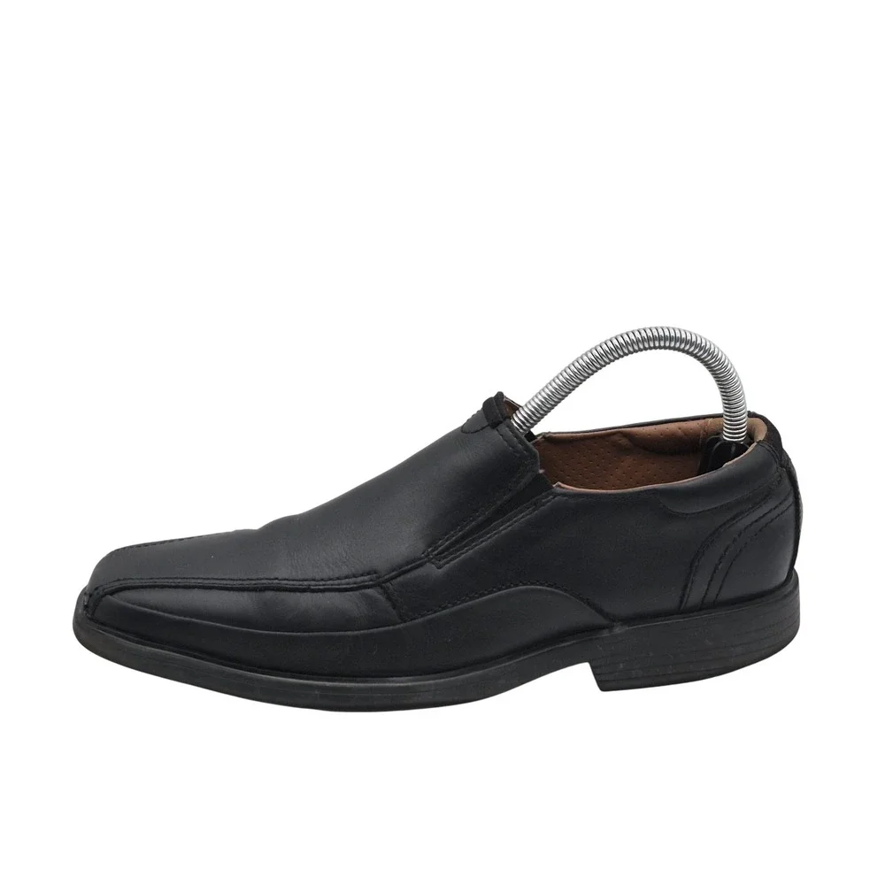 Clarks Collection Shoes‎ Mens Size 7 Black Slip-On Dress Loafers Extreme Comfort